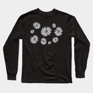 Daisy Pattern - Stylish Long Sleeve T-Shirt